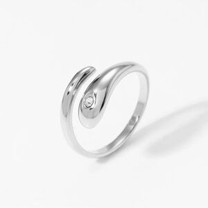 Silver Snake Ring | Stainless Steel Wrap Ring